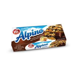 Biskota Alpino me kikirik dhe coko