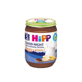HiPP pure banane-bollgur 6/190g.AL5512U  004457