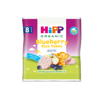 HiPP blueberry rice cakes 7/30gr 004489